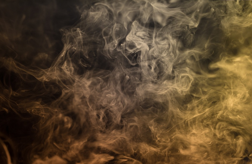 Image of vape fumes.